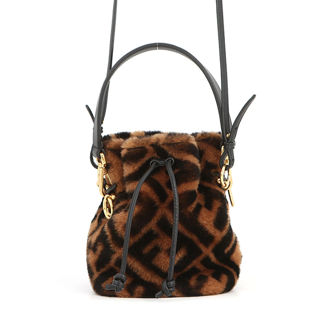 Fendi Montresor Mouton Shoulder Bag
